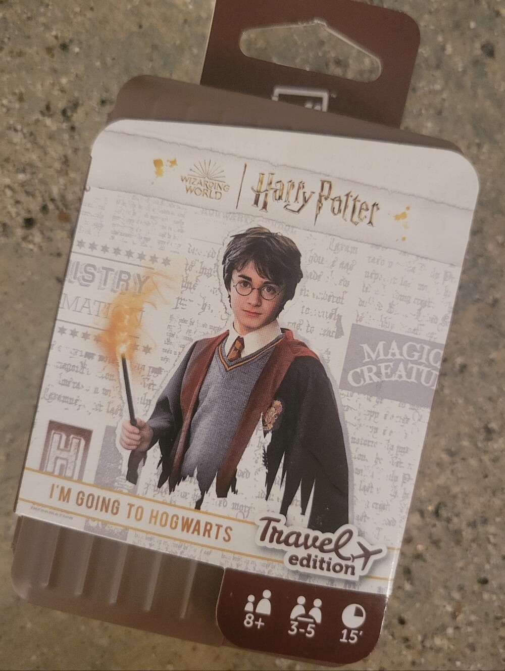 Harry Potter Im Going To Hogwarts Travel Edition Card Game - New Sealed